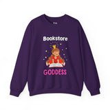 Bookstore Goddess Book Girl Unisex Heavy Blend™ Crewneck Sweatshirt