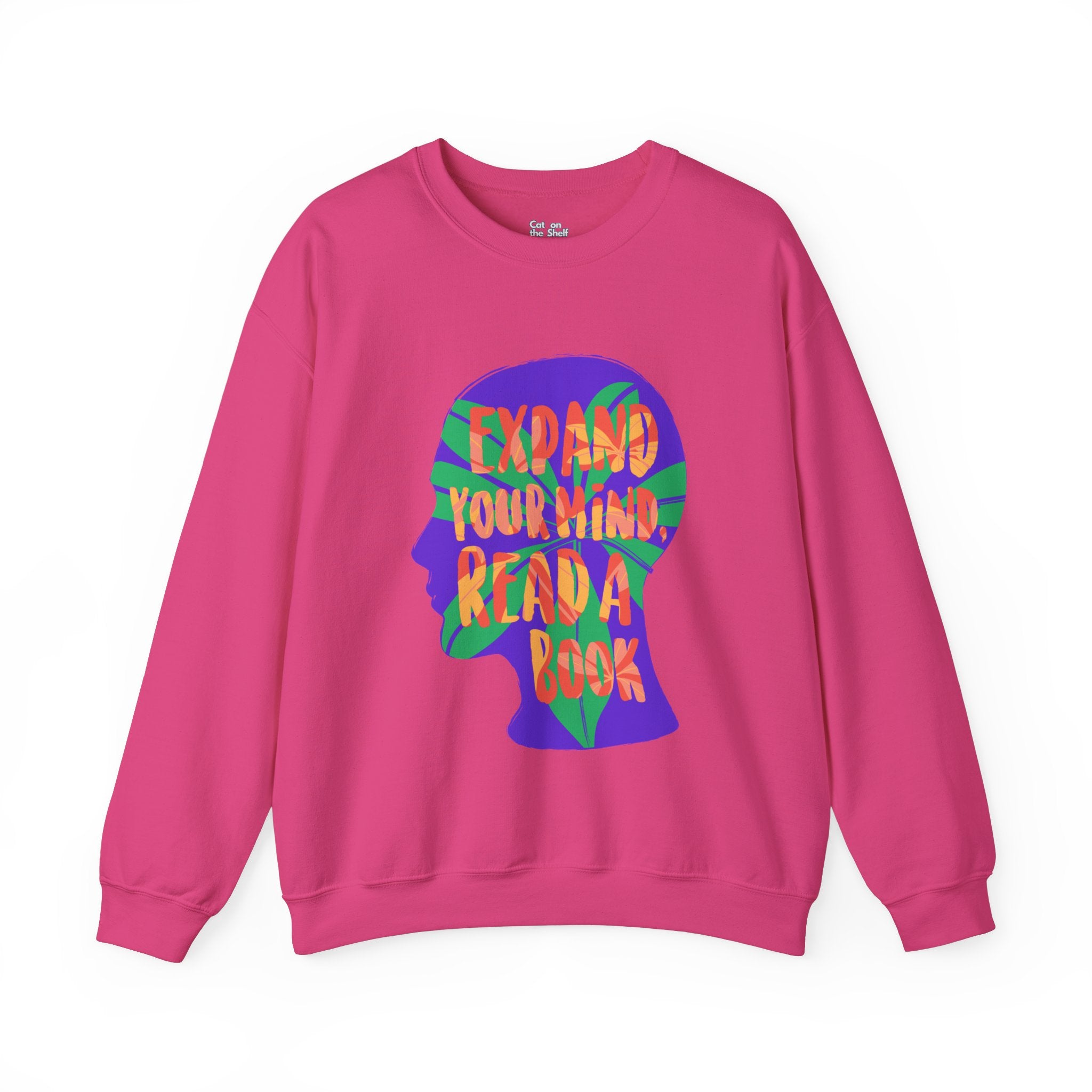 Expand Your Mind Read A Book Unisex Heavy Blend™ Crewneck Sweatshirt