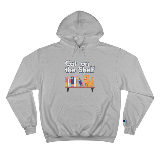 Cat on the Shelf Logo Hoodie