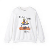 Home Sweet Home Cats & Books Unisex Heavy Blend™ Crewneck Sweatshirt